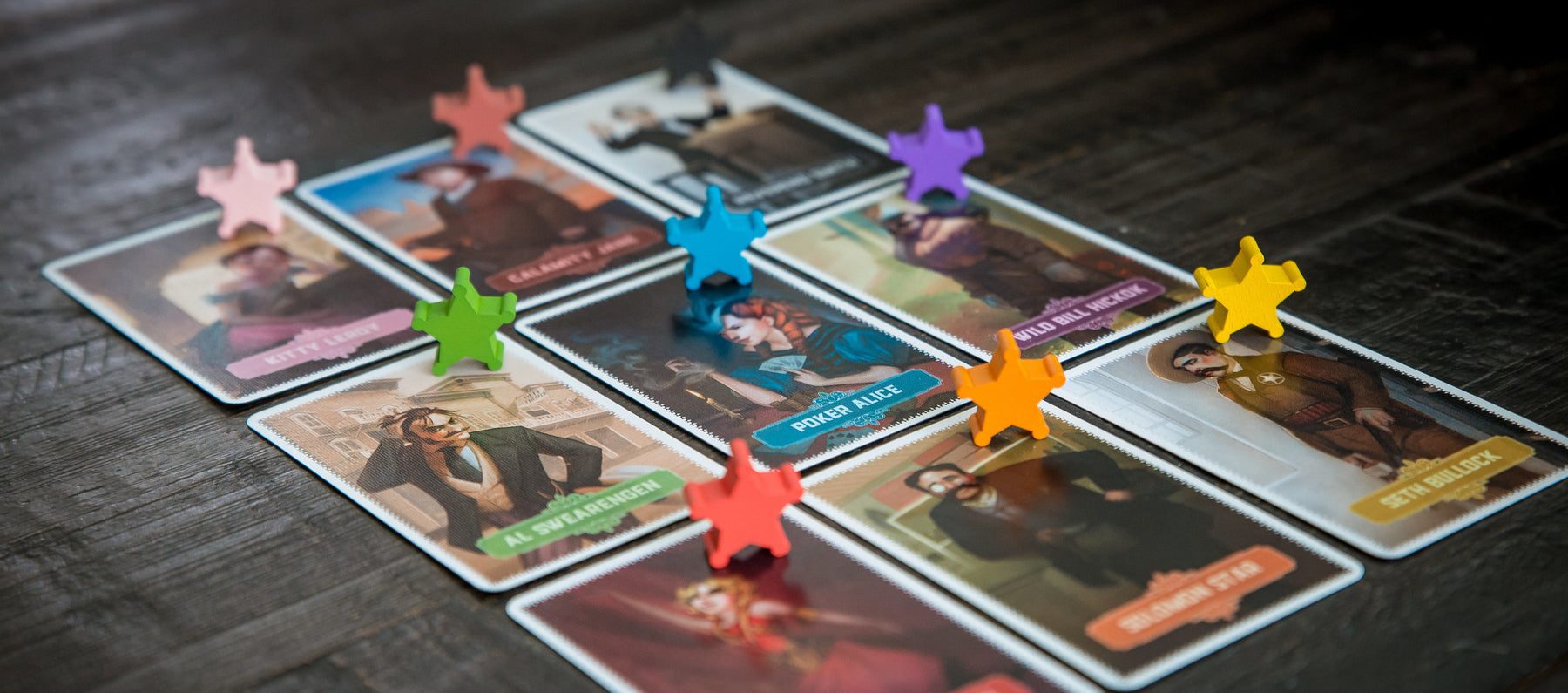 Deadwood 1876 character illustrations