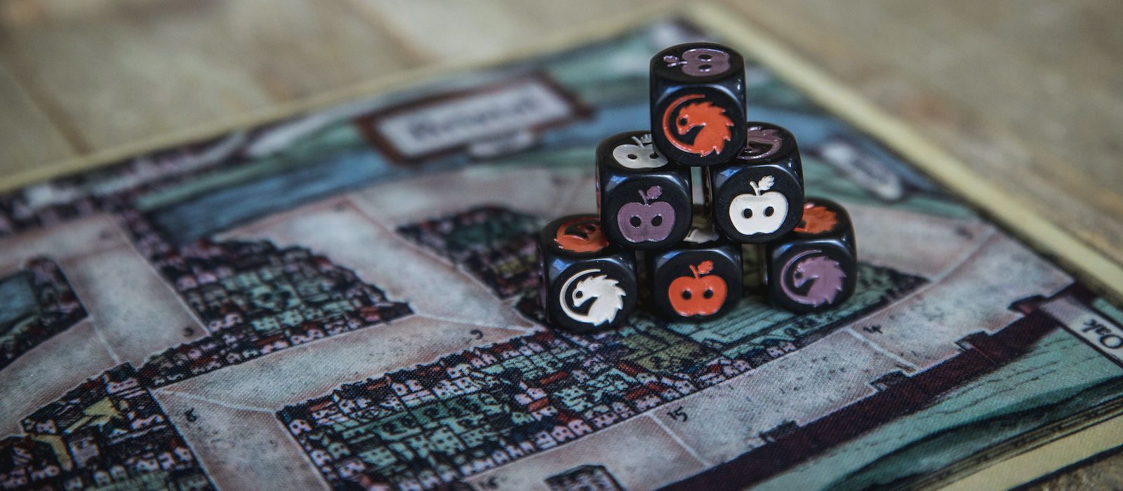 A table mid-game